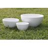 Buy cheap Modern Round Fibre Clay Garden Pots Hand Carved Lightweight from wholesalers