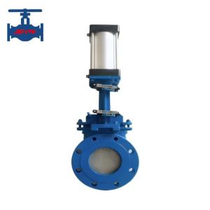 Quality Class150 Pneumatic Valve Cast Steel Single Action Double Action Pneumatic Knife Gate Valve wholesale