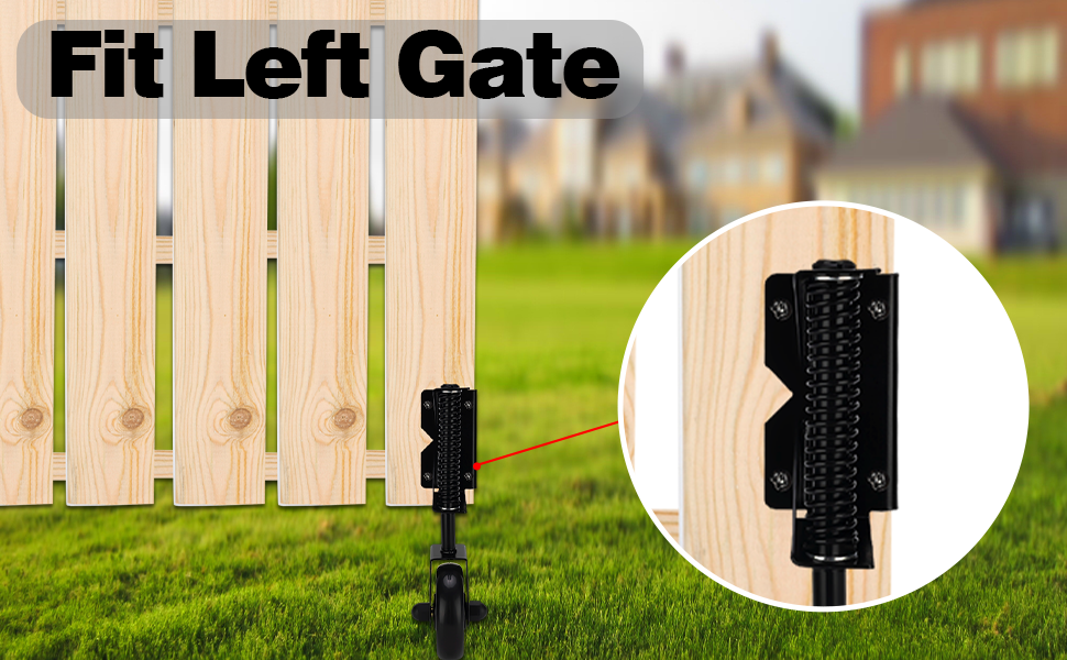 Spring Loaded Gate Caster Wheel Heavy Duty Gate Wheel Gate Fence Support or Wooden Gate
