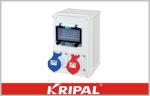 IP44 Temporary Power Distribution Electric Socket Box AC 400V