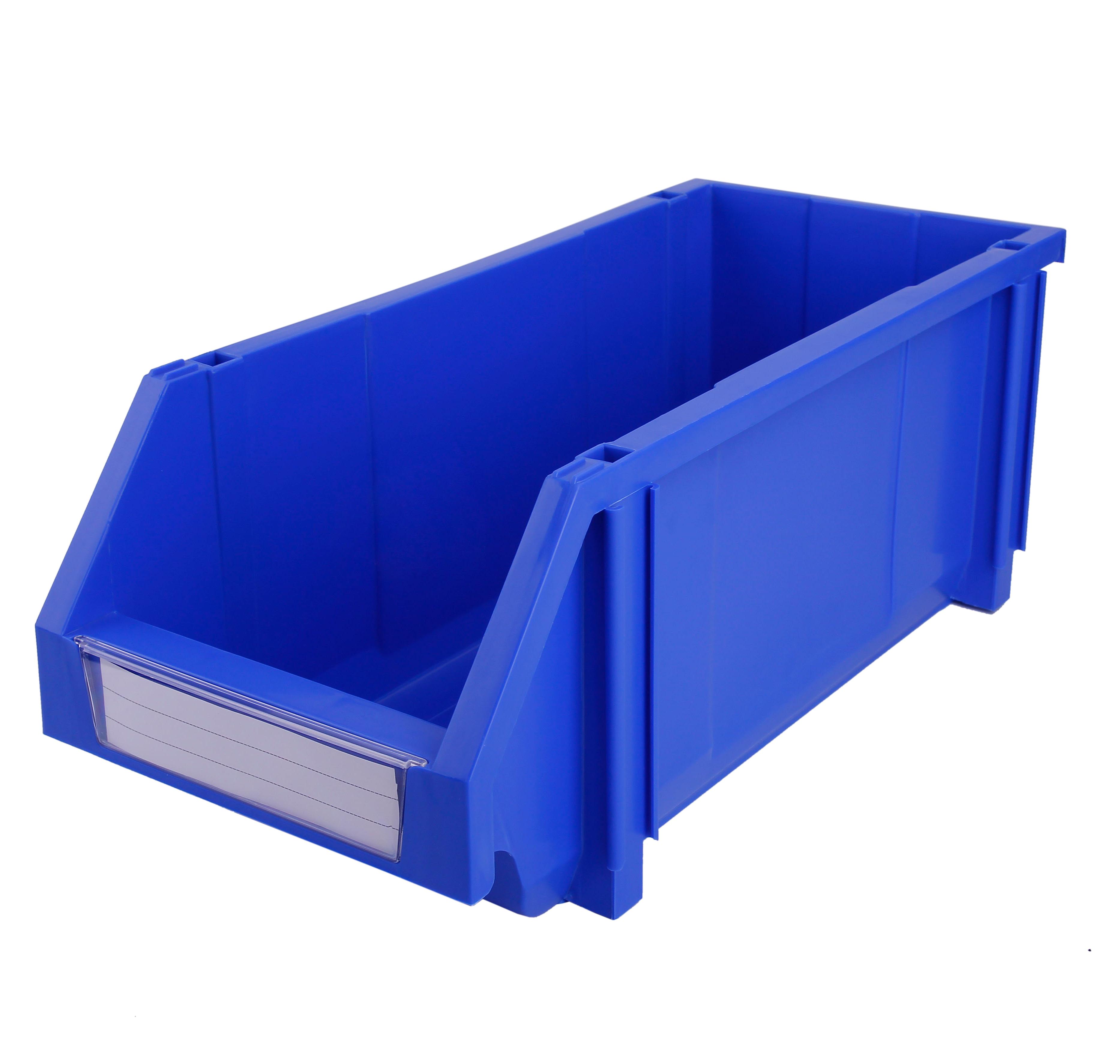Customer Logo Plastic Divider Tool Container Back Hanging Shelf Bin Warehouse Storage