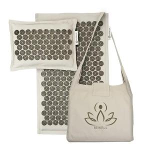 Quality Coconut inner Pure Cotton Acupressure Mat and Pillow Set wholesale