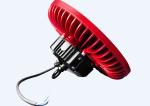 RED UFO High Bay Fixture UL / DLC For Shopping Mall Stadium Exhibition Hall
