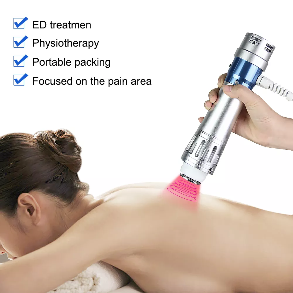 220V Physical Therapy Machine Portable Shockwave Massager High Frequency shockwave treatment for plantar fasciitis