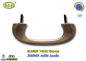 Quality Steel Casket Handles Zinc Alloy Metal Coffin Handles Antique Brass H033 size 18*6.5 cm wholesale