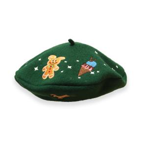 Quality Embroidery Beret Cap Hat Multi Color Wool Material For Winter wholesale