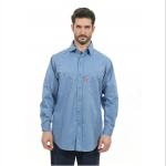 CFR Fire Retardant Work Shirt 260gsm Twill Long Sleeve FR Button Up Shirt