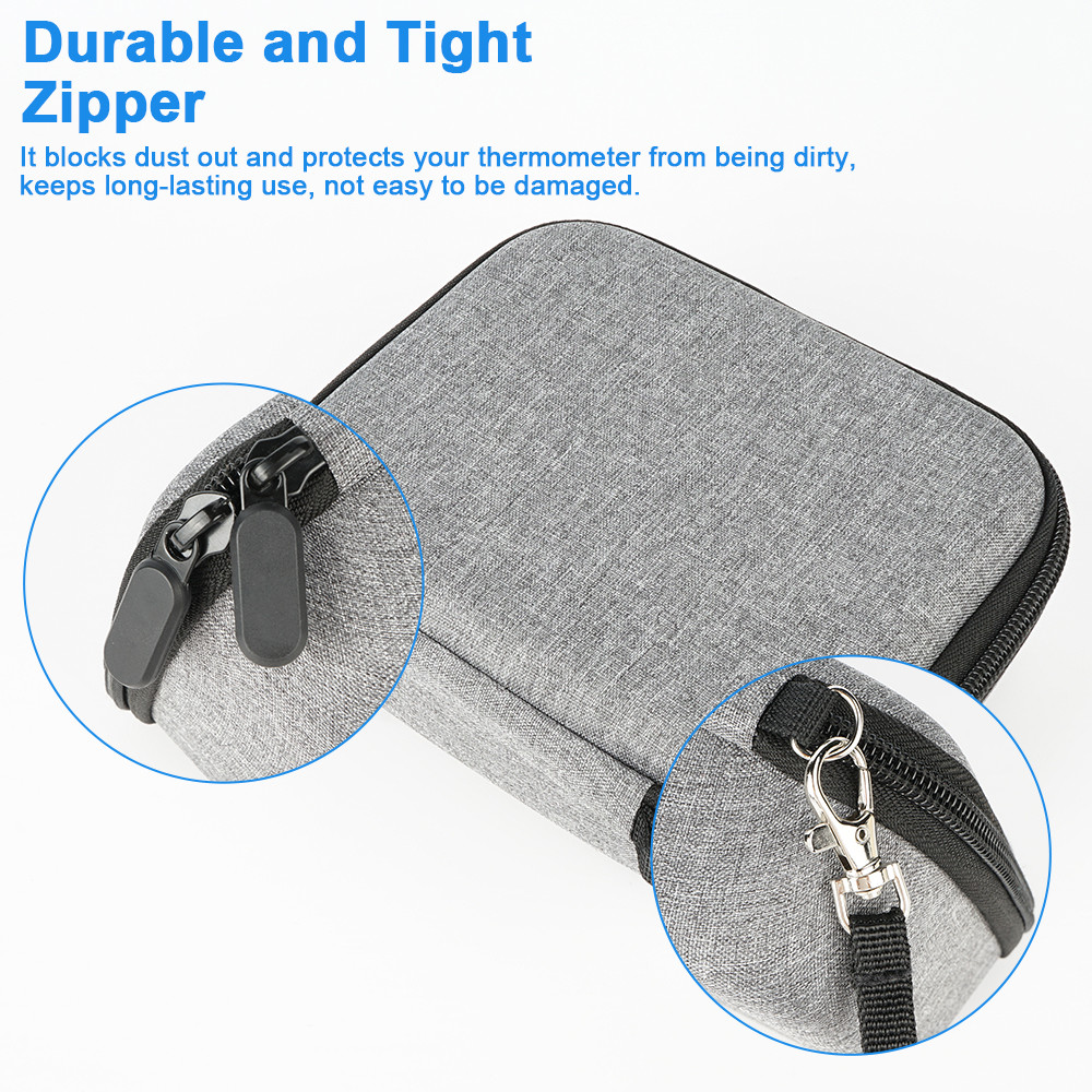 Packaging Square Silkscreen Logo Thermometer Storage Case