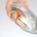 750ml Glass Bottle for Wine Drinking in Clear Design