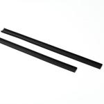 Colorful Soft PVC Industrial Ceiling Profiles Black