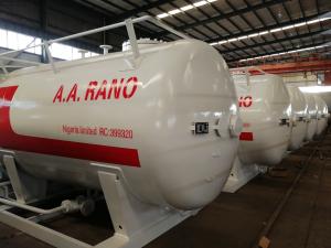 Quality 10000 Liters Q345R Carbon Steel LPG Gas Storage Tank For 5mt Completed Propane Gas Filling Plant wholesale