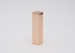Quality Square Gold Aluminum Magnet Lip Balm Containers Bulk wholesale