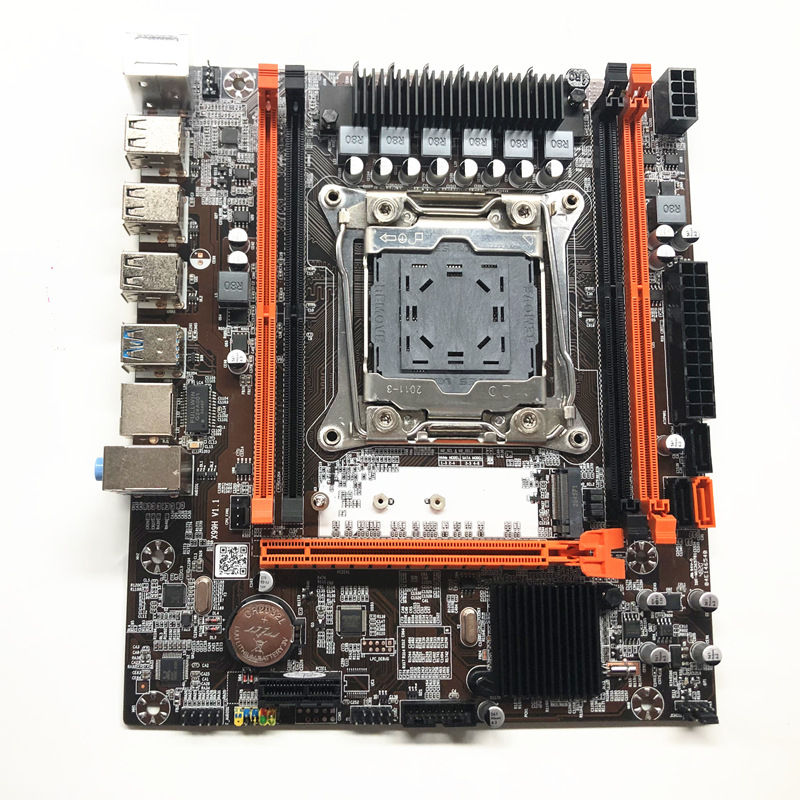 X99 Motherboard LGA-2011 X99H Desktop Mainboard E5 CPU DDR4 Ram M2 SSD