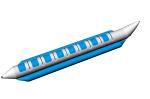 Single Tube Inflatable Banana Boat / Flying Fish Boat For Lake Or Sea