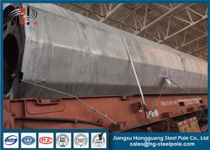 Quality ISO9001 Q420 110kv Tapered Steel Pole With Anchor Bolt , Electrical Power Pole wholesale