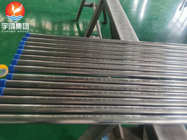 Cheap ASTM A249 ASME SA249 TP321 Stainless Steel Welded Tube for sale