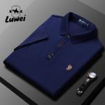 Sublimated Cotton Polo T Shirts Men Knitted Sport Blank Fabric Shirts