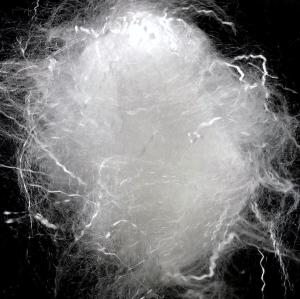 Quality Siliconized PLA Polylactic Acid Fiber / Corn Fiber 2D×51mm White Color wholesale