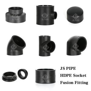 Quality Factory Price HDPE Socket Plumbing Pipe Fusion Fittings wholesale
