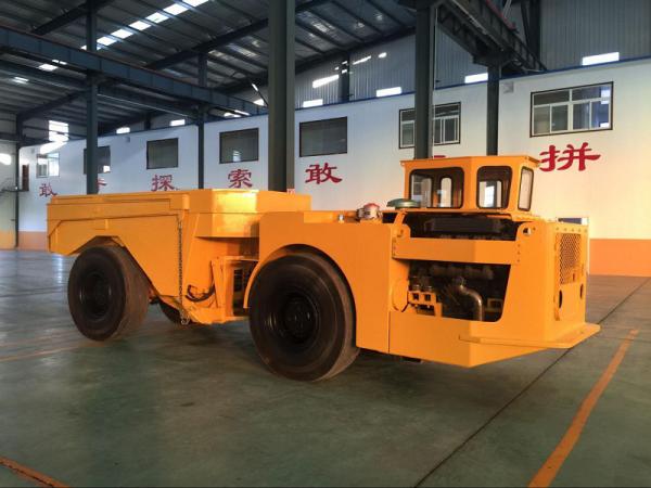 Cheap 15 Ton Dump Truck Trailer With Wheels , Orange Mining Dump Truck for sale