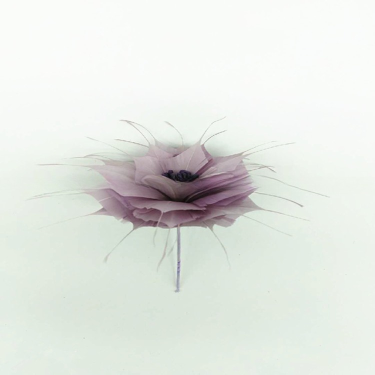 Dyed Pattern Goose Feather Flower Mount Essential Millinery Supplies for Crafting
