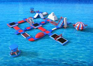 Quality Entertainment Aqua Giant Inflatable Water Park Obstacle Course Large Water Inflatables wholesale
