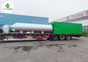 Quality 10T Waste Tyre Pyrolysis Plant Tyre Recycling Machine To Fuel Oil wholesale
