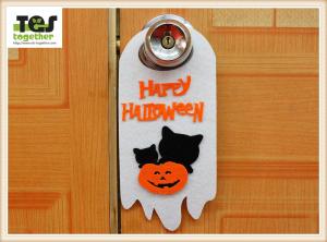 Quality New Halloween decoration door hanging creative pumpkin witch white ghost door hanging Halloween bar ktv window pendant wholesale