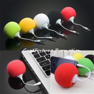 Quality promotional portable ball shape mobile Mp4/mp3 iphone computer 3.5mm speaker audio sound wholesale