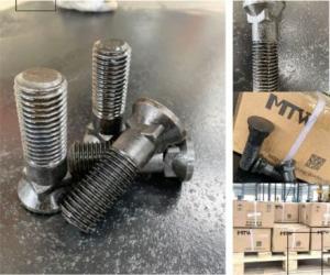 Quality 11-UNC Plow Bolts 4F3654 Dia 5 / 8 Hdg Dacroment Geomet wholesale