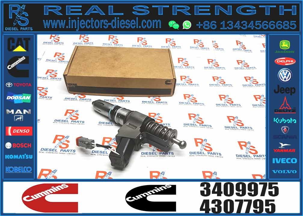 Auto Parts Common Rail Diesel Fuel Injector 3411760 3081315F 3409975 For Cummins QSN14 N14