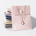 Promotional Small Luxury Jewelry Packaging Pouches Velvet Jewelry Drawstring