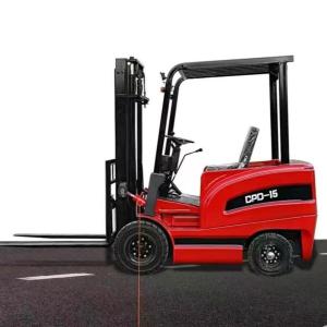 Quality Maximum 1500 Kg Electric Warehouse Forklift Safety Forklift For Heavy Duty Jobs wholesale