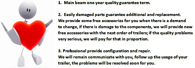 Hydraulic Cylinder Rear Dump Semi-Trailer Tipper Rear Tractor Trailer for Heavy Duty