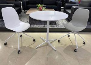 Quality White Round Wrought Iron Coffee Table Good Insulation wholesale