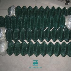 China Welded Barbed Wire Mesh Fence Rolls Outer Pvc Coated Galvanized treatment on sale