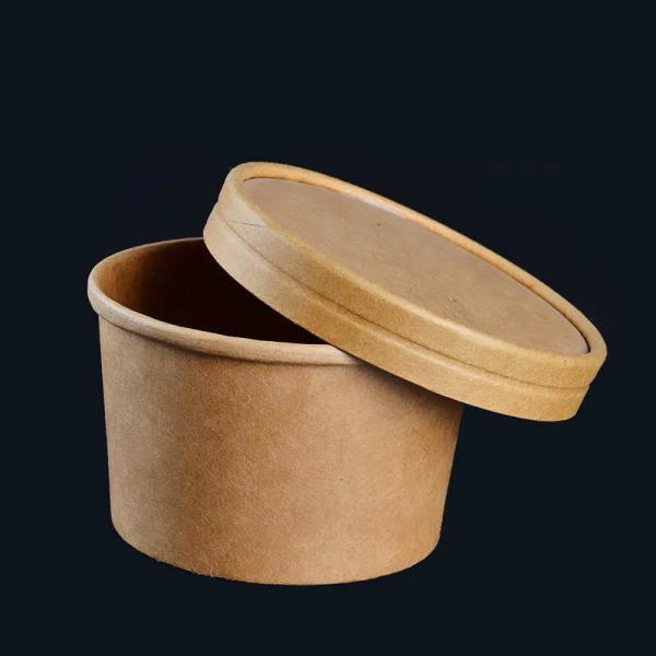 Personalised Printed Custom Disposable Rice Salad Ice Cream Food Container Paper