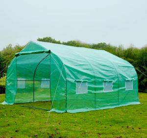 Quality Reinforced Canvas Walk In Tunnel Greenhouse Anti UV Polyethylene Material wholesale