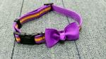 Eco Friendly Bowtie Reflective Polyester Dog Collar