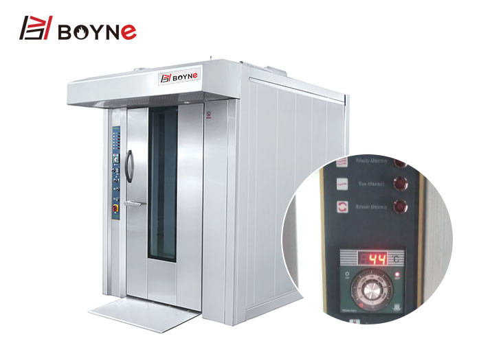 430 Or 304 Stainless Steel Comercial Sixty Four Trays Rotary Oven For Bakery