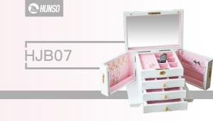 Quality Tiered Jewellery Keeping Box , Lockable Tabletop Jewelry Box Tower wholesale