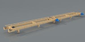Quality 3kw 19r/Min Conveyor Chain AAC Block Cutting Machine wholesale