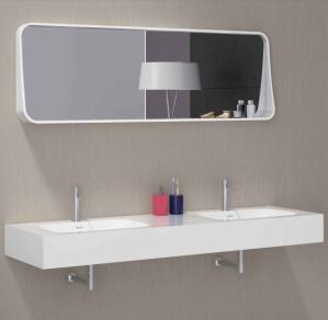 Quality Solid Surface Wall Hung Basin Smooth Non Porous Seamless Joint wholesale