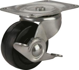 Quality Locking Wheels Rubber Wheel Tiny Caster 3 wholesale