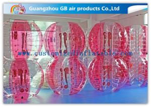 Quality Pink Human Inflatable Bubble Ball / Inflatable Ball Suit Soccer For Rental Business wholesale