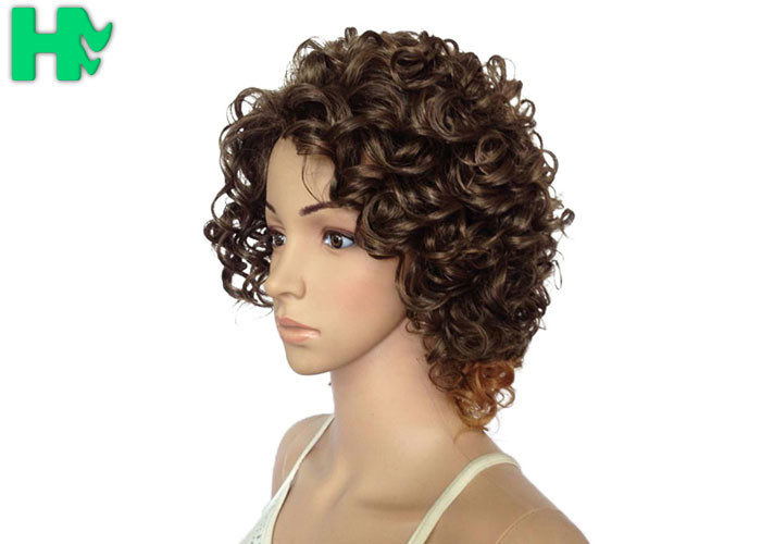 6 inch -36 inch Heat Resistant Short Curly Bob Wigs For Black Women