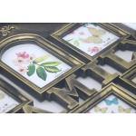 Eco Friendly Family Picture Frame Collage , Large Gold Picture Frames