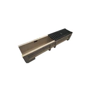 Quality Polymer Concrete Trench Drain EN1433 B125 / C250 130 360MM Width Outer wholesale