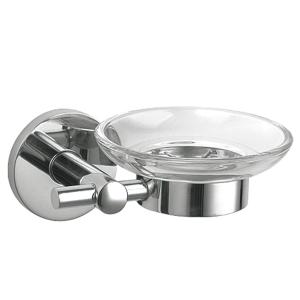 Quality Shower Glass Soap Dish Holders Wall Mounted 304 Stainless Steel wholesale