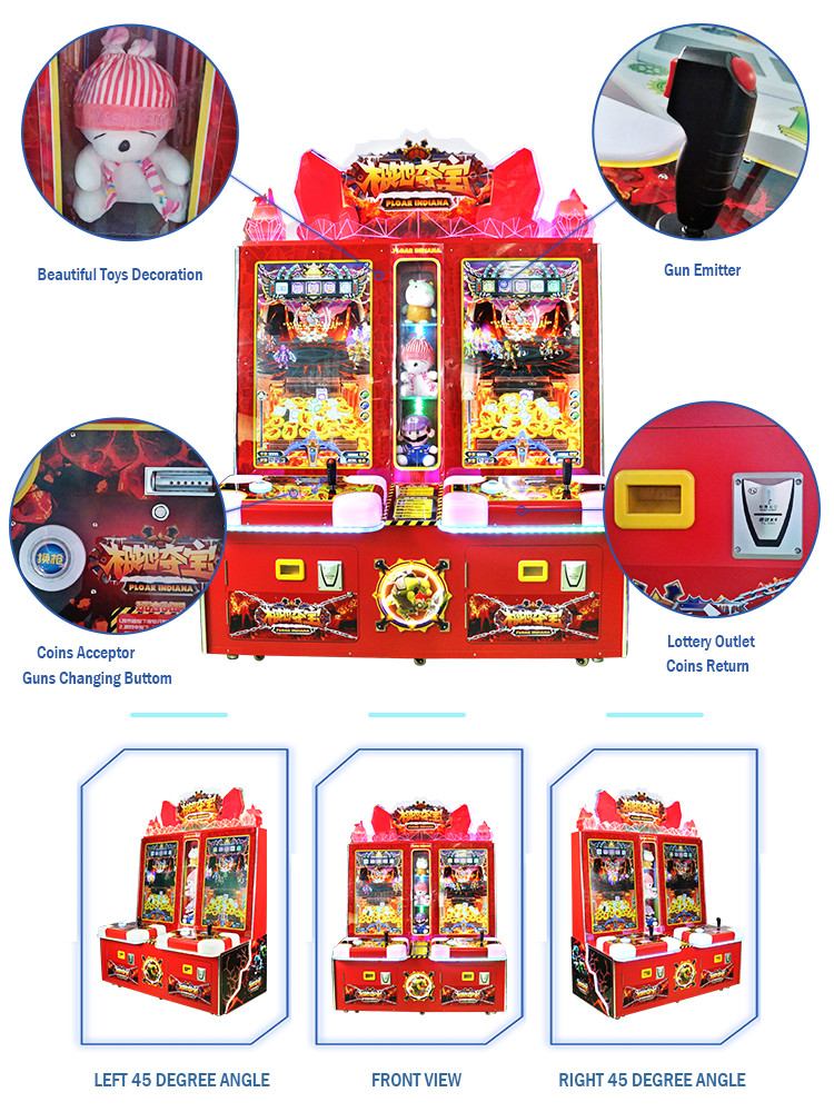Cube Coin Prize Machine / 2 Player Arcade Cabinet for Shopping Malls